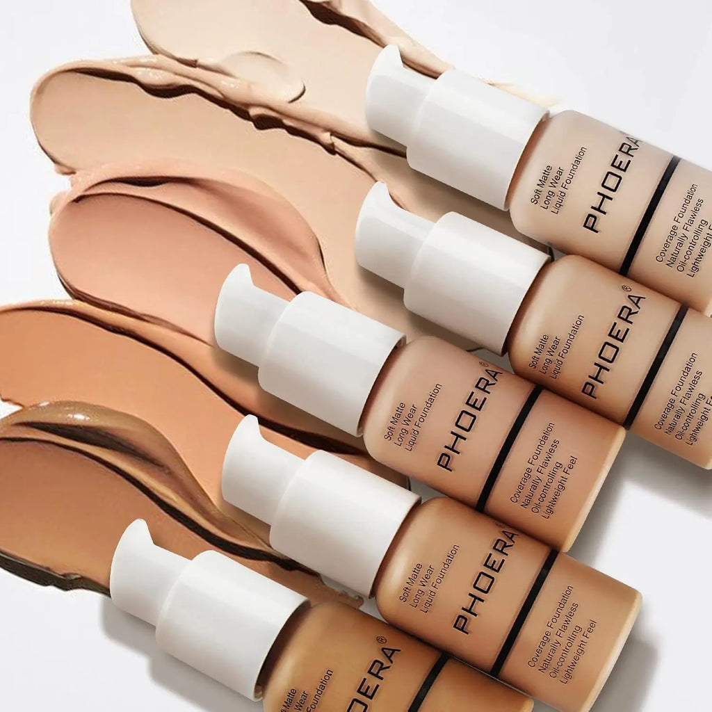 Base de Maquillaje JulyStar: Alta cobertura, cutis impecable, corrector de ojos y aprueba de agua
