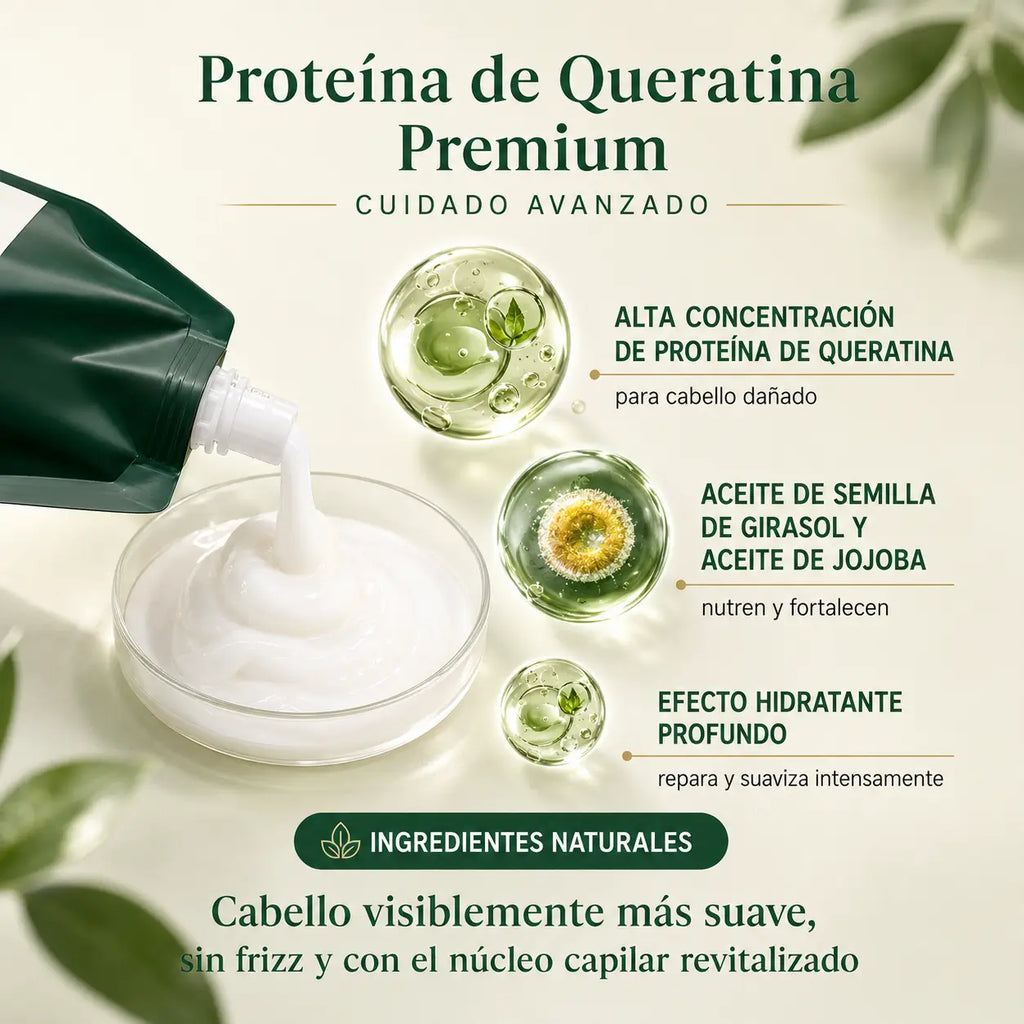 Hair Fiber Keratina: Suavizado Intenso y Reparación Capilar Profunda