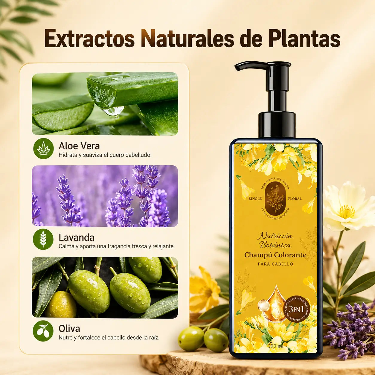 Nutrición Botánica: Tinte Capilar a Base de Plantas