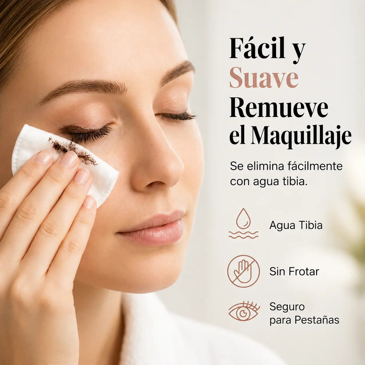 Set x2 Máscara de Pestañas Alargador y Rizador a Prueba de Agua