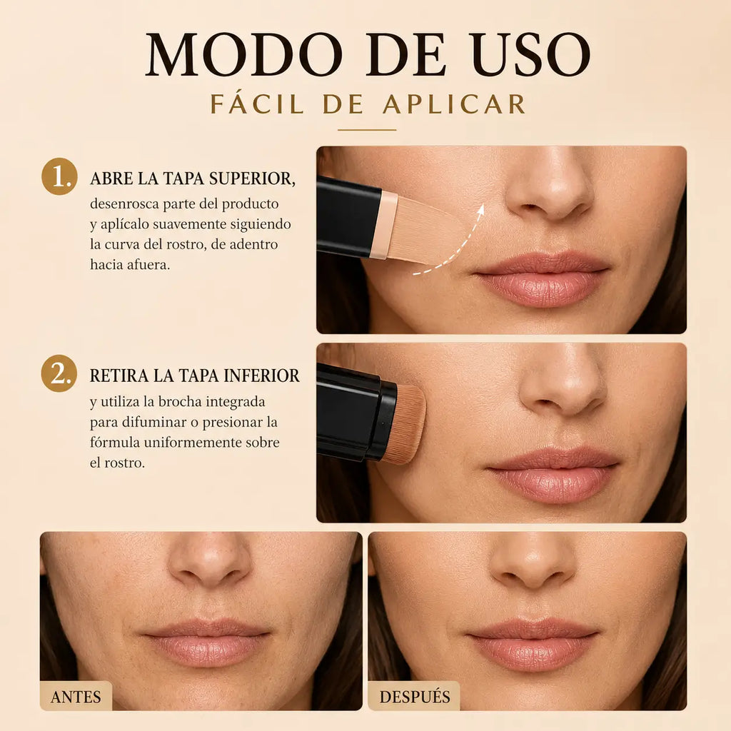 O'CHEAL: Barra de base corrector luminosa 2 en 1