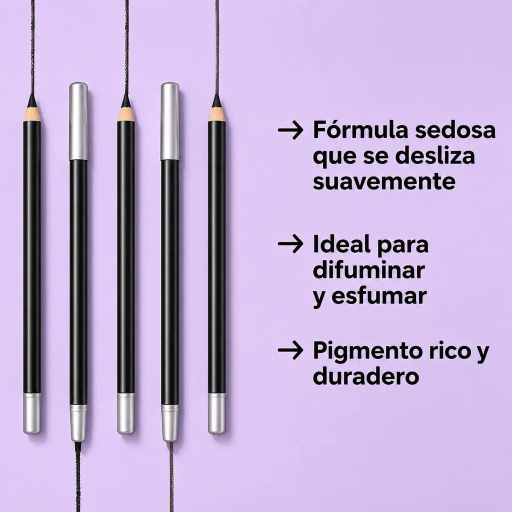 Set x2 Lápiz delineador de ojos ultra pigmentado y resistente al agua