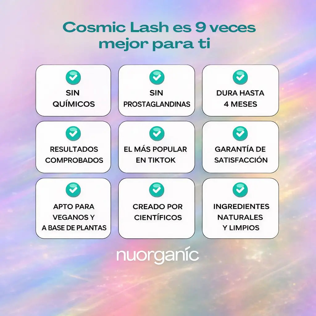 NUORGANIC Eyelash Serum: Pestañas más gruesas y largas