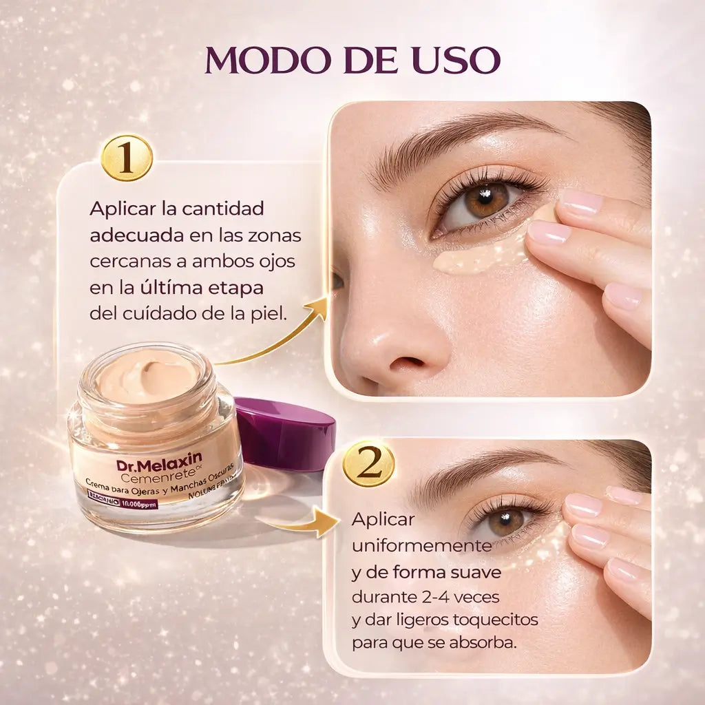 Dr.Melaxin: Crema para el contorno de ojos | Ojeras, antiedad, flacidez y elasticidad