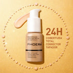Base de Maquillaje JulyStar: Alta cobertura, cutis impecable, corrector de ojos y aprueba de agua