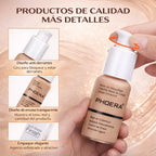 Base de Maquillaje JulyStar: Alta cobertura, cutis impecable, corrector de ojos y aprueba de agua