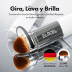 Set x2 ELROEL BLANC Cover Cream Stick V con brocha: Base de maquillaje en barra coreana con colágeno