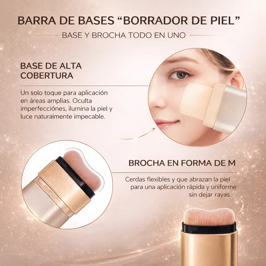 QIANWHITE: Barra de base corrector luminosa