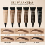 Set x2 Gel Profesional para Cejas a Prueba de Agua con Color