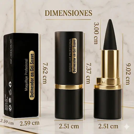 Set x2 de Lápices Delineadores en Gel: Impermeable y de Fijación Inmediata