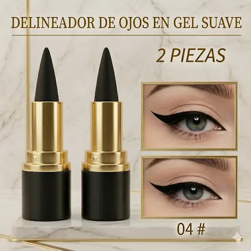 Set x2 de Lápices Delineadores en Gel: Impermeable y de Fijación Inmediata