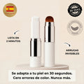 Set x2 ELROEL BLANC Cover Cream Stick V con brocha: Base de maquillaje en barra coreana con colágeno