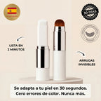 Set x2 ELROEL BLANC Cover Cream Stick V con brocha: Base de maquillaje en barra coreana con colágeno