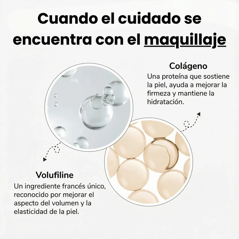 Set x2 ELROEL BLANC Cover Cream Stick V con brocha: Base de maquillaje en barra coreana con colágeno