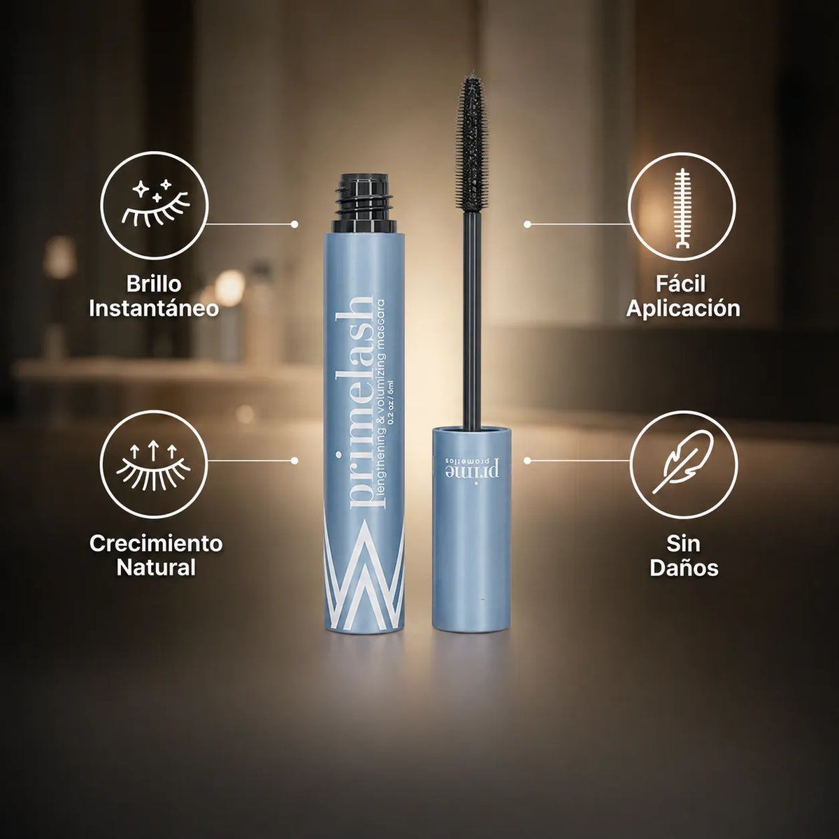 Set x2 LongLash™ transforma tus pestañas al instante: ¡sin extensiones y sin daños!